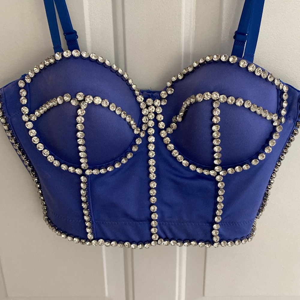 Lydia USA Rhinestone Top - Picture 2 of 8